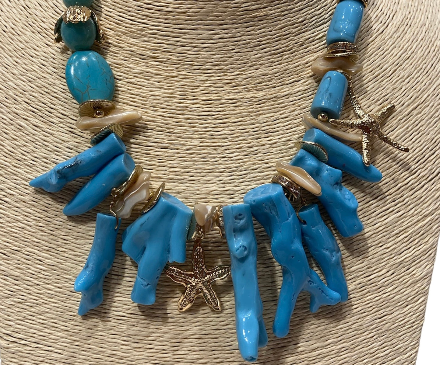 Turquoise Starfish Necklaces